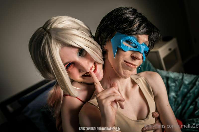Harley got her hands on a Bat-brained night wing! To which s..