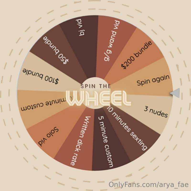 🍂 **FALL SPIN THE WHEEL** 🍂 

🍁 1 spin = $15
🍁 2 spins = $25..