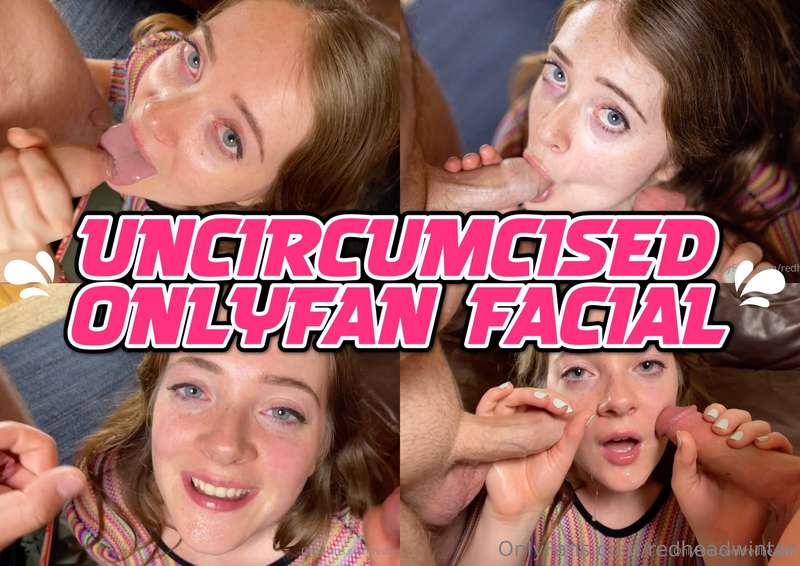 Uncircumsized Only*FAN* Facial 😈 💦I love finding Only*fans* ..