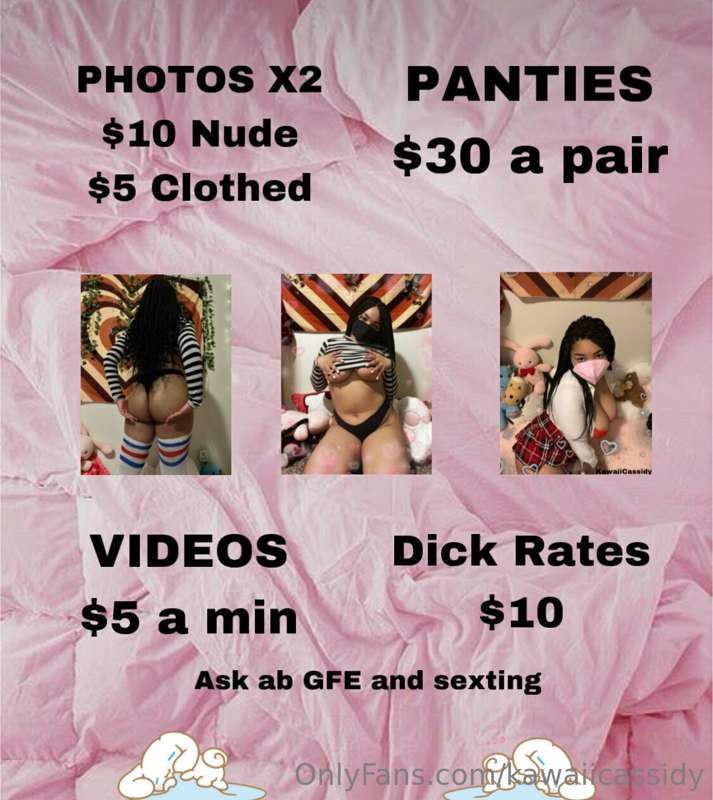 🌸New menu prices 🌸