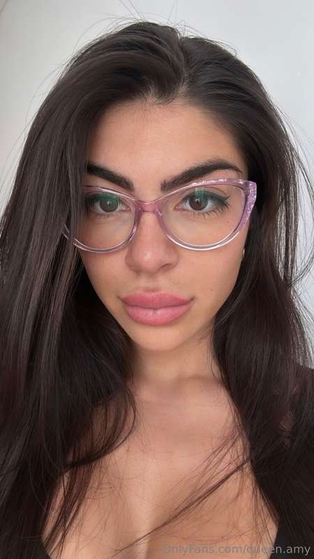 I'm wearing glasses because I can't see your likes and comme..