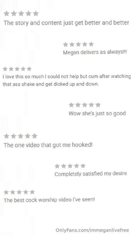 Some of your reviews after watching the exclusive videos ava..