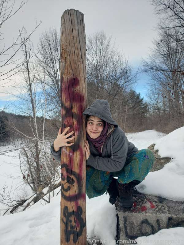 Took a nice winter walk with the Holy Ghost by my side, toda..
