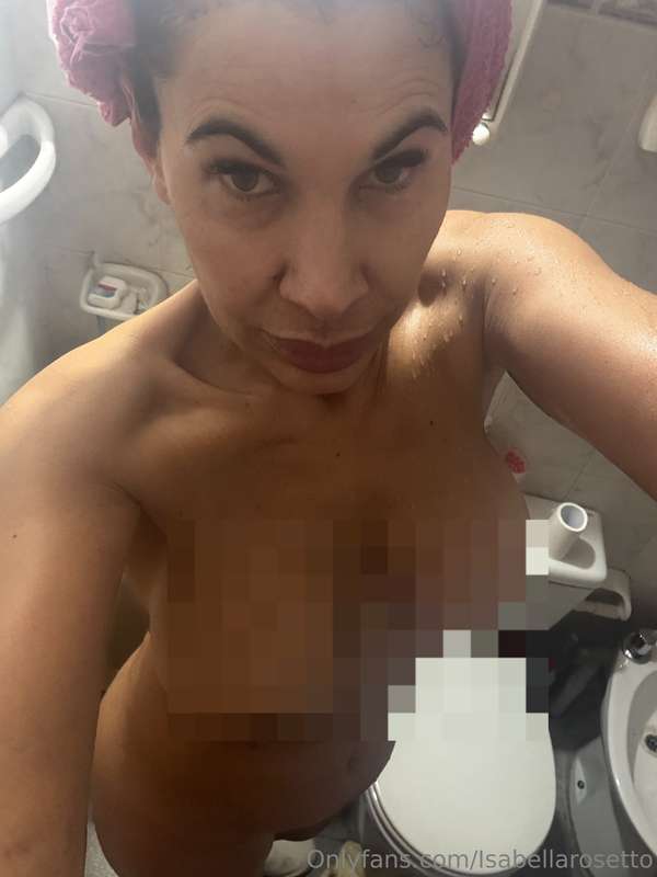 Fresh out the shower… still dripping, but not just from the ..