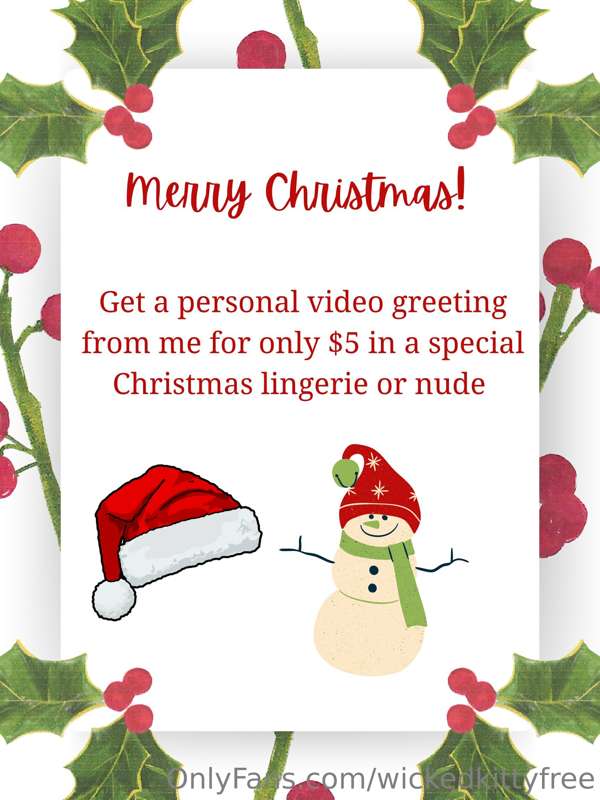 Get a video greeting from me! 💕 only $5