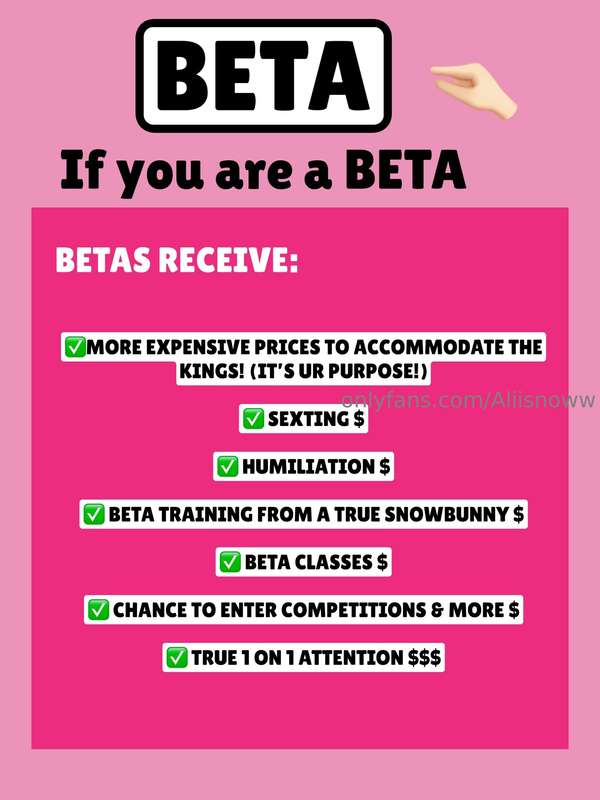 BETA LIST