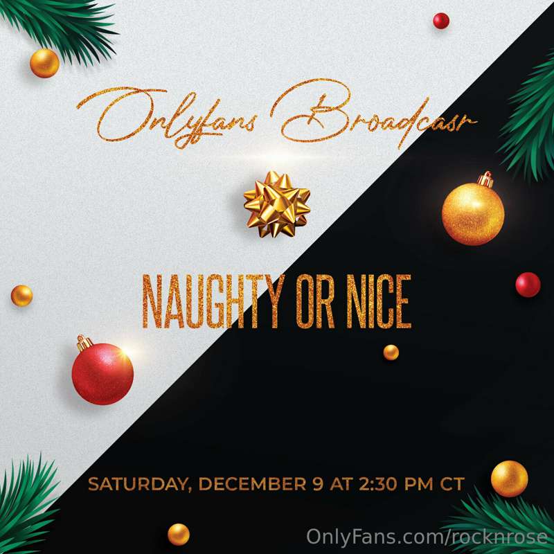‼️ **REMINDER** ‼️
Special Show this weekend  😈 ***NAUGHTY o..