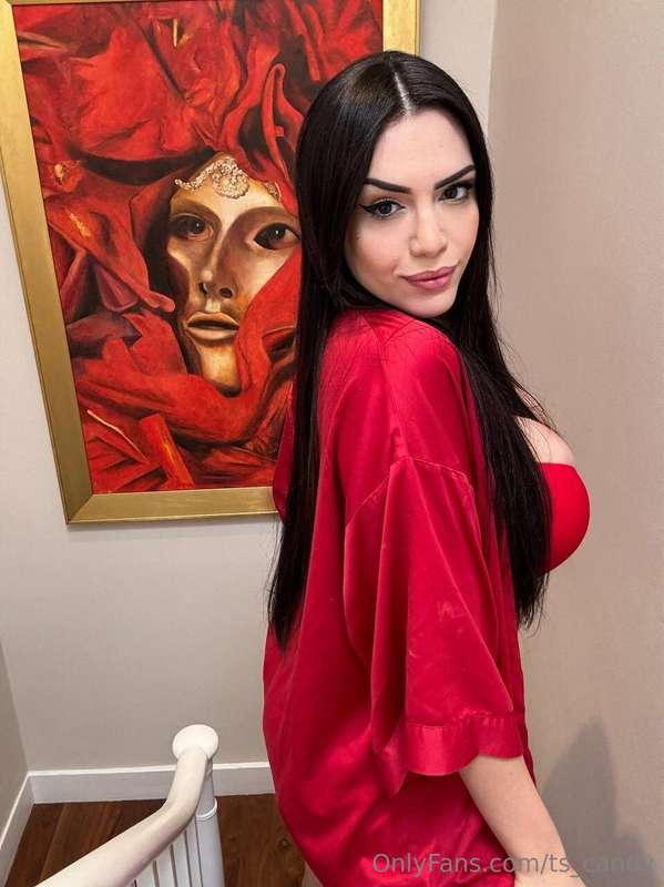 Energy: fierce in red but submissive to you 🙈