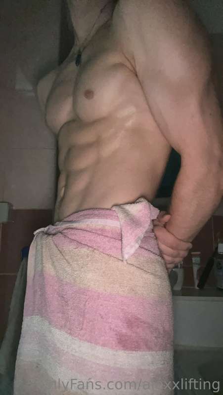 After Shower. Should I Drop The Towel And Expose My Thick Un..