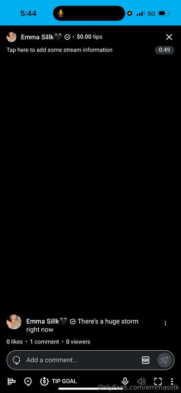 There is a storm right now and my connection is too poor to ..