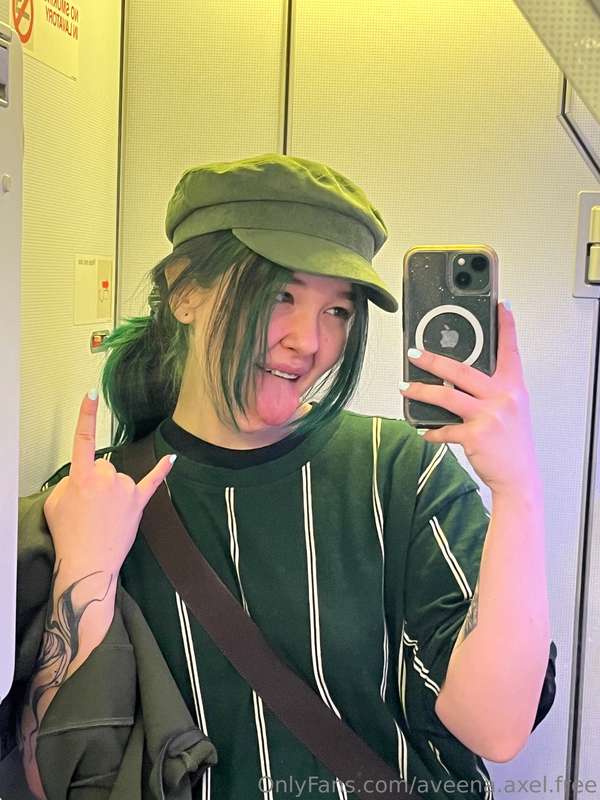 I definitely think this airplane bathroom is big enough for ..