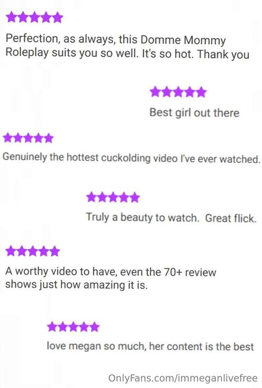 Some of your reviews after watching the exclusive videos ava..