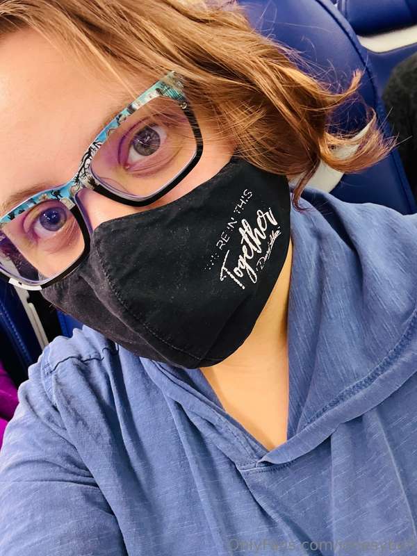 Traveling makes me exhausted. I take off my mask for the vid..