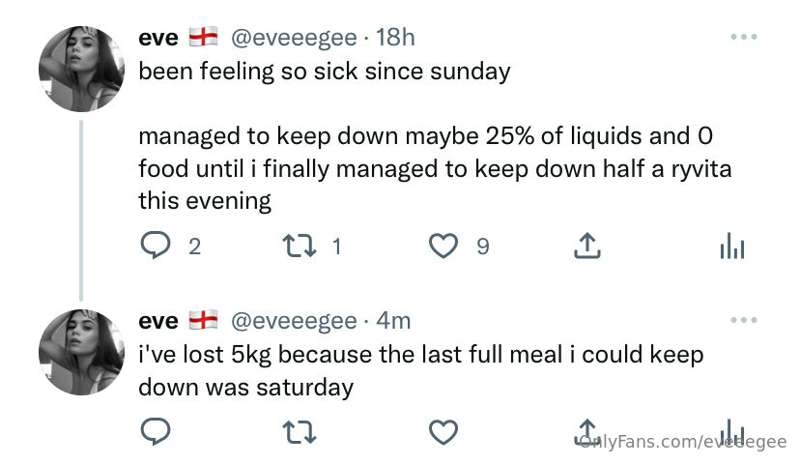 i've been incredibly sick since sunday so apologies for that..