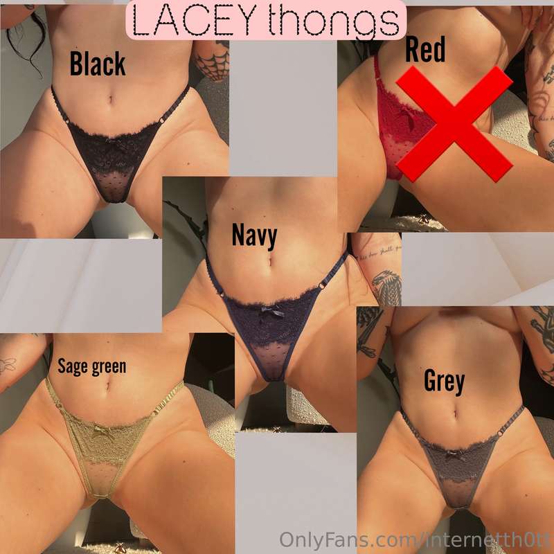My panties are still for sale! Here is some of the ones stil..