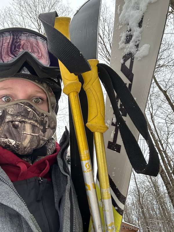 I WENT SKIING!!! Over the weekend! It was great, my first ti..