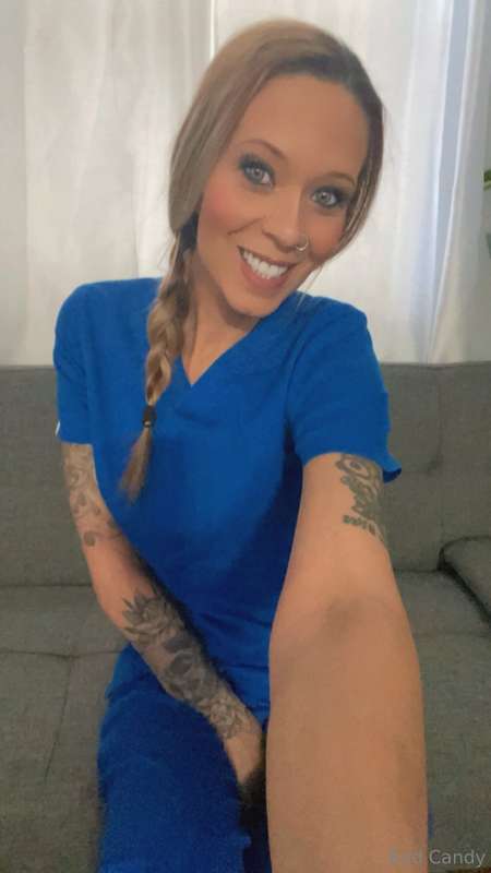 SCRUBS  Work break in my scrubs 💦 cum with me