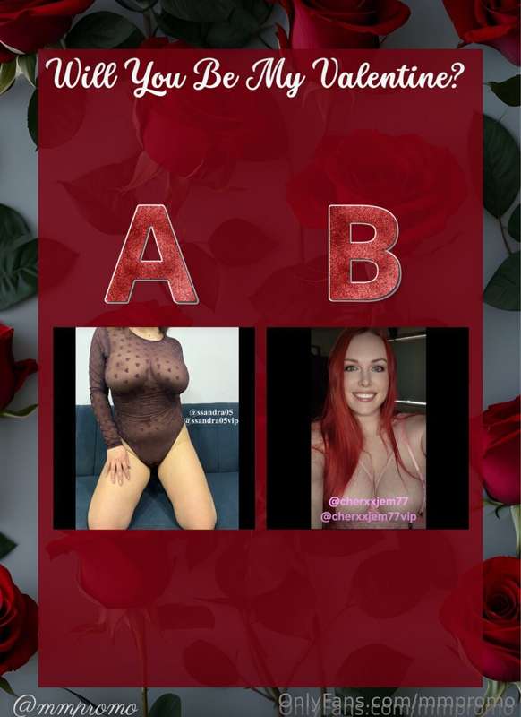 ❤️𝖡𝖾 𝖬𝗒 𝖵𝖺𝗅𝖾𝗇𝗍𝗂𝗇𝖾❤️ ❣️ Finals❣️

  𝒜: @ssandra05 / @ssandra0..