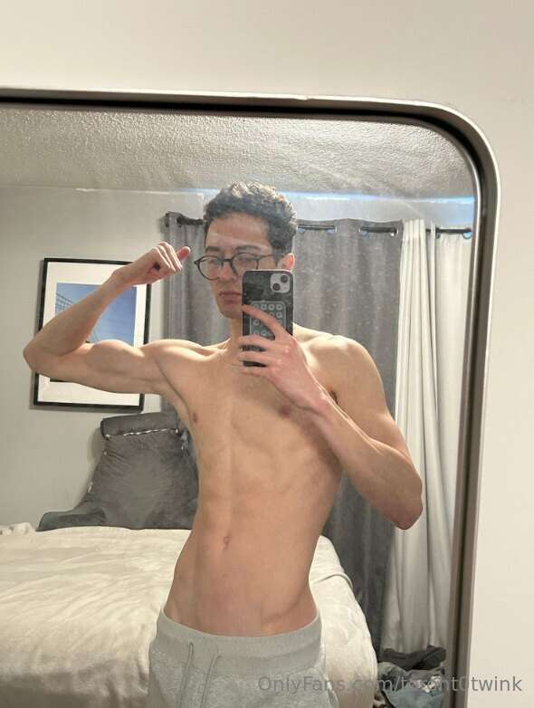 I flex with my arm, but you’d rather feel what’s under these..