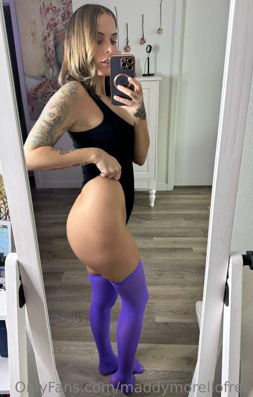 Bodysuit and high socks Monday 💕 What caught your attention ..