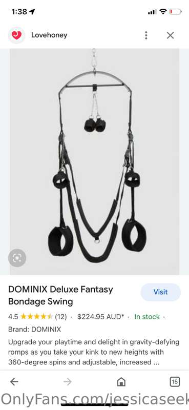 Wishing and hoping Santa brings me a sex swing, imagine all ..