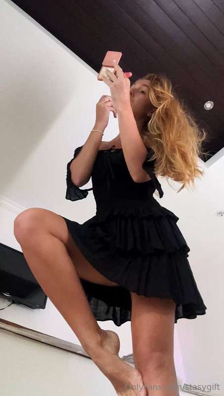 I love it when I dress up in a dress, I feel so desirable an..