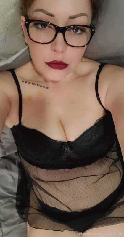 A little lace.... some red lipstick... and a choker.... it's..