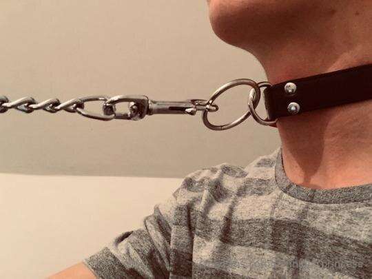 Truly, the naughtiest thing a man can do is wear a collar. L..