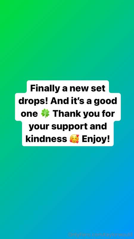 A new set is hereeeeeeeee 💚 Makes haste to those DMs