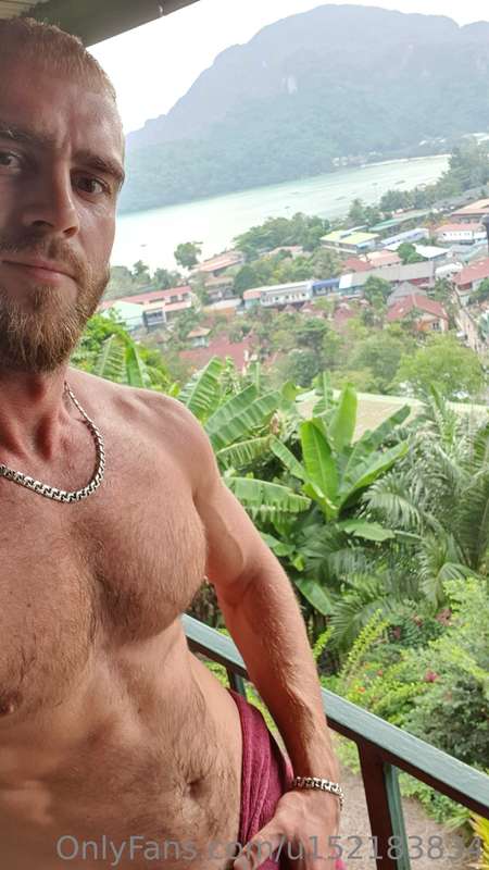 beautiful view from the balcony