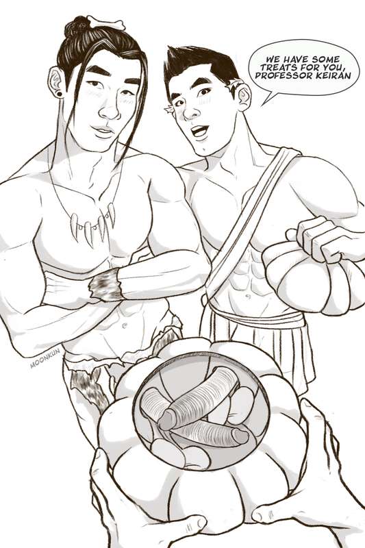 Our Asian boys know how to Trick or Treat on Halloween!