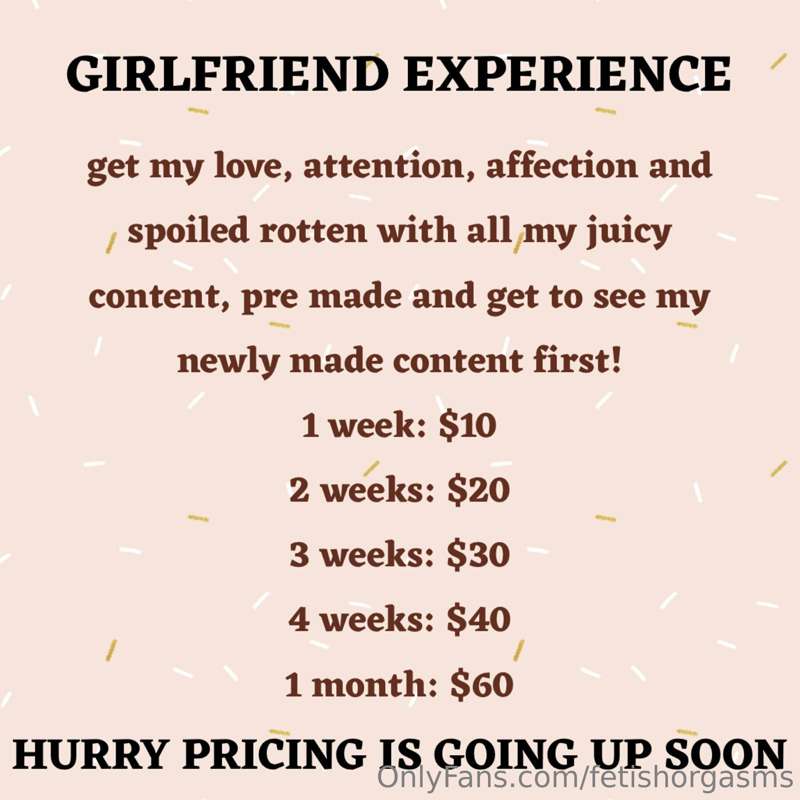 𝗛𝗨𝗚𝗘 𝗦𝗔𝗟𝗘 𝗢𝗡 𝗚𝗜𝗥𝗟𝗙𝗥𝗜𝗘𝗡𝗗 𝗘𝗫𝗣𝗘𝗥𝗜𝗘𝗡𝗖𝗘! 
𝗚𝗿𝗮𝗯 𝗶𝘁 𝘄𝗵𝗶𝗹𝗲 𝗶𝘁𝘀 𝗵𝗮𝗽𝗽𝗲..